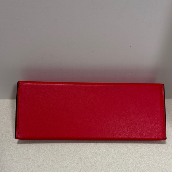 Fendi Scarlet Leather Eyeglass Case w/Cloth - Picture 5 of 8